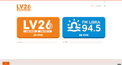 Desktop Screenshot of lv26.com.ar